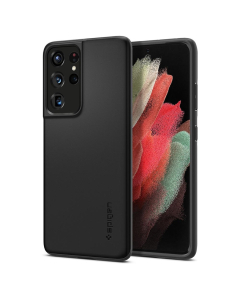 Чехол-накладка Spigen для Galaxy S21 Ultra - Thin Fit - Черный - ACS02346