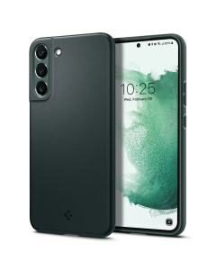 Чехол-накладка Spigen для Galaxy S22 - Thin Fit - Темно-зеленый - ACS04385
