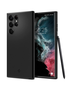 Чехол-накладка Spigen для Galaxy S22 Ultra - Thin Fit - Черный - ACS03911