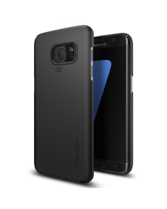 Чехол-накладка Spigen для Galaxy S7 Edge - Thin Fit - Черный - 556CS20029