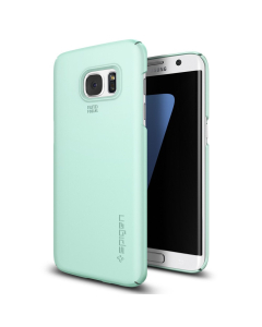 Чехол-накладка Spigen для Galaxy S7 Edge - Thin Fit - Мятный - 556CS20031