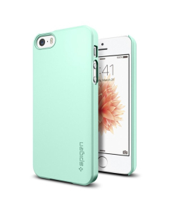 Чехол-накладка Spigen для iPhone SE / 5s / 5 - Thin Fit - Мятный - 041CS20170