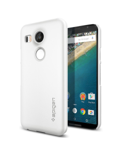 Чехол-накладка Spigen для Nexus 5X - Thin Fit - Белый - SGP11758