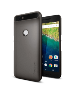Чехол-накладка Spigen для Nexus 6P - Thin Fit - Темно-Серый - SGP11854