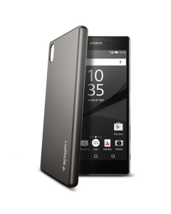 Чехол-накладка Spigen для Sony Xperia Z5 - Thin Fit - Темно-серый - SGP11804