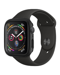 Чехол-накладка Spigen для Apple Watch 5 / 4 (40мм) - Thin Fit - Черный - 061CS24484