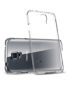 Чехол накладка Spigen для Galaxy S5 - Ultra Fit - Прозрачный - SGP10730