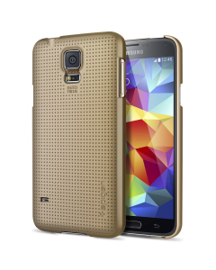 Чехол-накладка Spigen для Galaxy S5 - Ultra Fit - Золотой - SGP10733