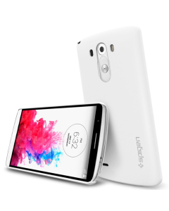 Чехол-накладка Spigen для LG G3 - Ultra fit - Белый - SGP10860