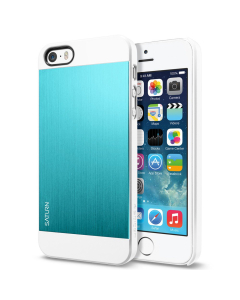 Чехол-накладка Spigen для iPhone SE / 5s / 5 - Saturn - Бирюзовый - SGP10686
