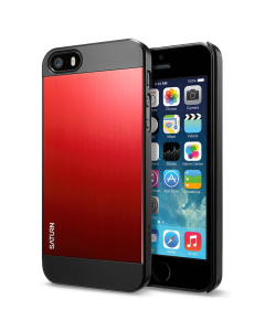 Чехол-накладка Spigen для iPhone SE / 5s / 5 - Saturn - Красный - SGP10143