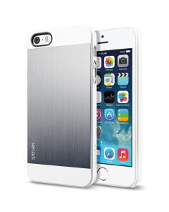 Чехол-накладка Spigen для iPhone SE / 5s / 5 - Saturn - Серебристый - SGP10141