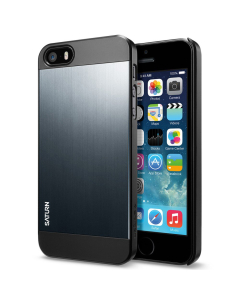 Чехол-накладка Spigen для - iPhone SE / 5s / 5 - Saturn - Синевато-серый - SGP10142