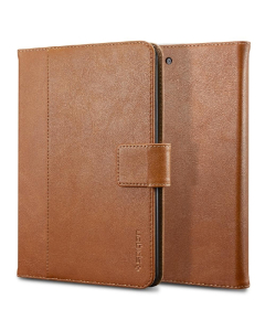 Чехол-подставка Spigen для iPad Mini 5 / Mini 4 - Stand Folio - Коричневый - 051CS27007