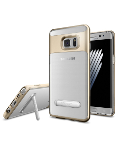 Чехол с подставкой Spigen для Galaxy Note 7 - Crystal Hybrid - Золотой - 562CS20387