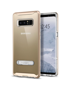 Чехол с подставкой Spigen для Galaxy Note 8 - Crystal Hybrid - Золотой - 587CS21840