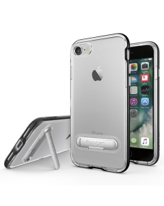 Чехол с подставкой Spigen для iPhone SE (2022/2020)/8/7 - Crystal Hybrid - Черный - 042CS20671
