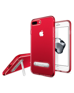 Чехол с подставкой Spigen для iPhone 7 Plus / 8 Plus - Crystal Hybrid - Красный - 043CS21522
