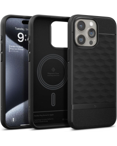Чехол Spigen Caseology для iPhone 15 Pro - Parallax Mag - Черный - ACS06749