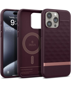Чехол Spigen Caseology для iPhone 15 Pro - Parallax Mag - Бордовый - ACS06751