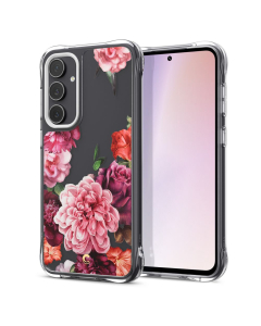 Чехол Spigen Cyrill для Galaxy S23 FE - Cecile - Прозрачный/Цветы - ACS06386