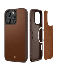 Чехол Spigen Cyrill для iPhone 15 Pro Max - Kajuk Mag - Коричневый - ACS06634