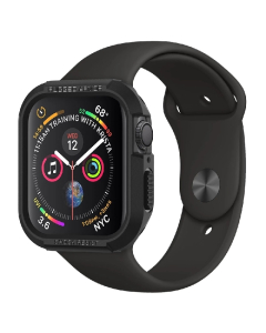 Чехол Spigen для Apple Watch (45/44 mm) - Rugged Armor - Черный - 062CS24469