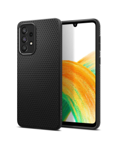 Чехол Spigen для Galaxy A33 - Liquid Air - Черный - ACS04318