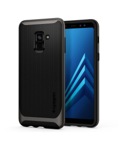Чехол Spigen для Galaxy A8 (2018) - Neo Hybrid - Темно-серый - 590CS22754