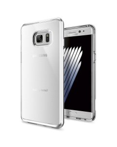 Прозрачный чехол Spigen для Galaxy Note 7 - Neo Hybrid Crystal - Серебристый - 562CS20566