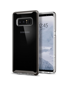 Прозрачный чехол Spigen для Galaxy Note 8 - Neo Hybrid Crystal - Темно-серый - 587CS22092