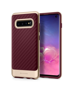 Чехол Spigen для Galaxy S10 - Neo Hybrid - Бордовый - 605CS25810