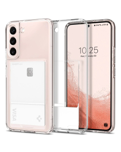 Чехол Spigen для Galaxy S22 - Crystal Slot - Кристально-прозрачный - ACS03995
