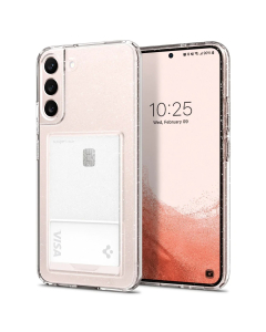 Чехол Spigen для Galaxy S22 Plus - Crystal Slot Glitter - Прозрачный кварц - ACS04285