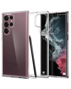 Чехол Spigen для Galaxy S22 Ultra - Ultra Hybrid - Кристально-прозрачный - ACS03918