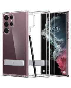 Чехол Spigen для Galaxy S22 Ultra - Ultra Hybrid S - Кристально-прозрачный - ACS03921