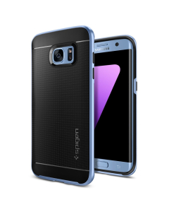 Чехол Spigen для Galaxy S7 Edge - Neo Hybrid - Голубой - 556CS21028