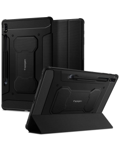 Чехол Spigen для Galaxy Tab S8 Plus / S7 Plus - Rugged Armor Pro - Черный - ACS01607
