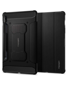 Чехол Spigen для Galaxy Tab S8 / Tab S7 - Rugged Armor Pro - Черный - ACS01604