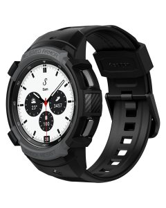 Чехол с ремешком Spigen для Galaxy Watch 4 Classic (42 mm) - Rugged Armor Pro - Серый - ACS03653
