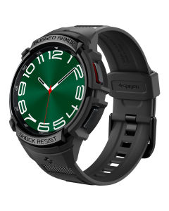 Чехол с ремешком Spigen для Galaxy Watch 6 Classic (47 mm) - Rugged Armor Pro - Черный - ACS06488