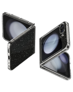 Чехол Spigen для Galaxy Z Flip 5 - Air Skin Glitter - Затемненный/Прозрачный - ACS06234