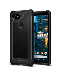 Прочный чехол Spigen для Google Pixel 2 XL - Rugged Armor Extra - Черный - F17CS22257