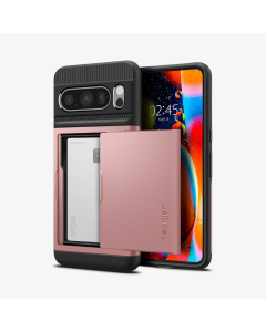 Чехол Spigen для Google Pixel 8 Pro - Slim Armor CS - Розовый/Золотой - ACS06324