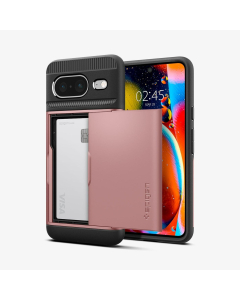 Чехол Spigen для Google Pixel 8 - Slim Armor CS - Розовы/Золотой - ACS06287
