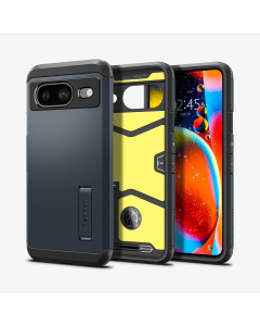 Чехол Spigen для Google Pixel 8 - Tough Armor - Серый/Синий - ACS06283