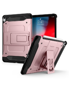 Прочный чехол Spigen для iPad Pro 11 (2018) - Tough Armor TECH - Розовое золото - 067CS25223