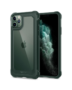 Чехол Spigen для iPhone 11 Pro Max - Gauntlet - Темно-зеленый - 075CS27053