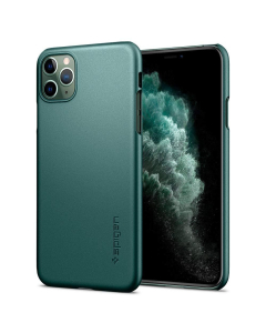 Чехол Spigen для iPhone 11 Pro Max - Thin Fit - Зеленый - ACS00410