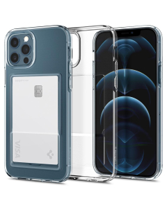 Чехол Spigen для iPhone 12 / 12 Pro - Crystal Slot - Кристально-прозрачный - ACS02576